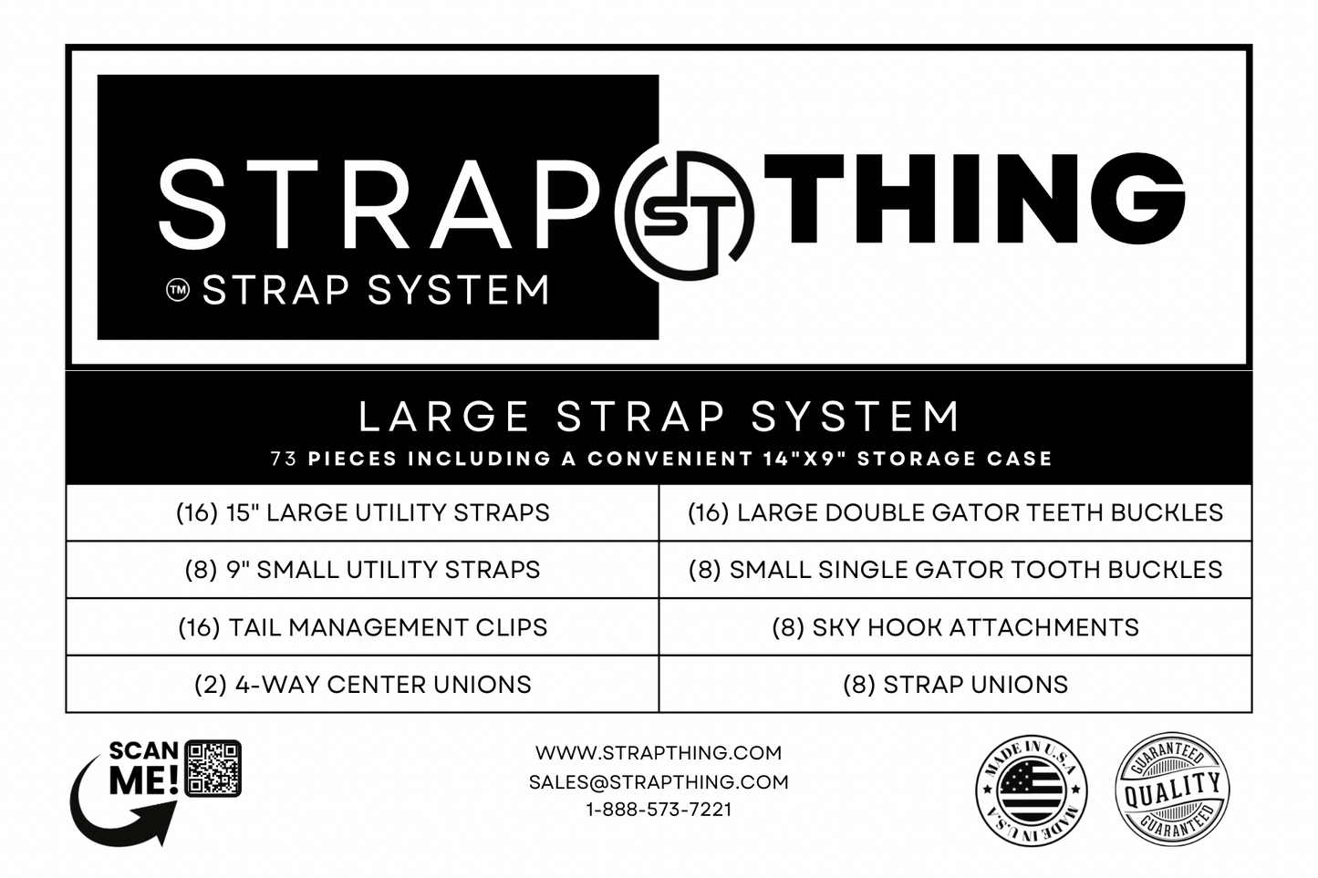 Strap Thing Large Strap System (73 Pieces)